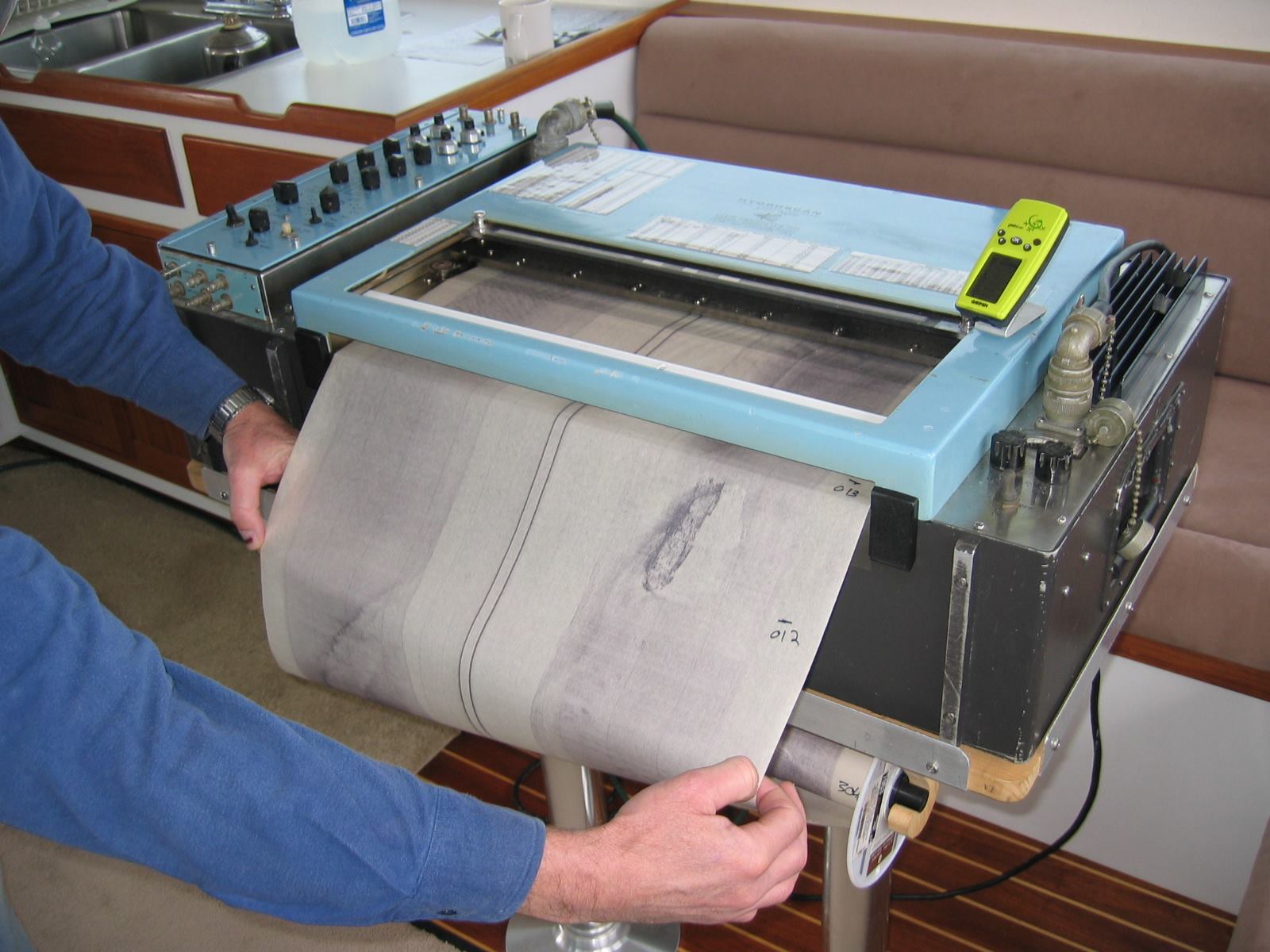 Sound Underwater Survey Klein 521 Wet Paper Recorder